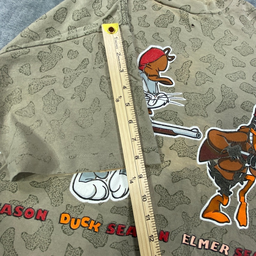Vintage 90s Looney Tunes T Shirt Size XL Single Stitch 1994 Daffy Elmer Buggs - Picture 11 of 16